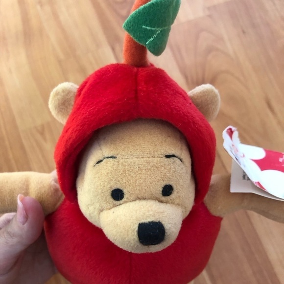 WINNIE The Pooh Dress Up Apple Costume Plush-Reindeer Eeyore Plush Mini Bean Bag - Picture 3 of 9